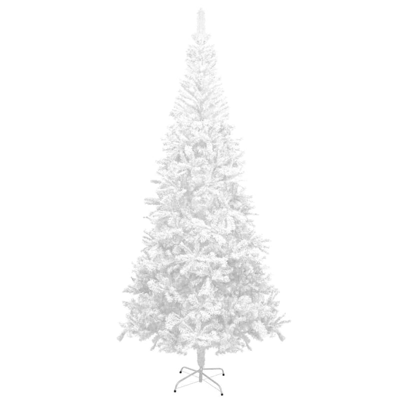 Load image into Gallery viewer, VidaXL Kunstkerstboom met verlichting en kerstballen L 240 cm wit
