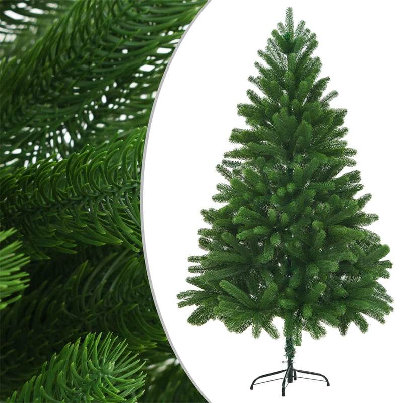 Load image into Gallery viewer, VidaXL Kunstkerstboom met verlichting en kerstballen 180 cm groen
