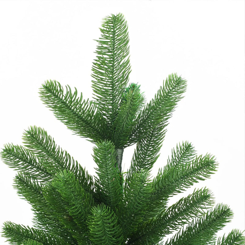 Load image into Gallery viewer, VidaXL Kunstkerstboom met verlichting en kerstballen 210 cm groen
