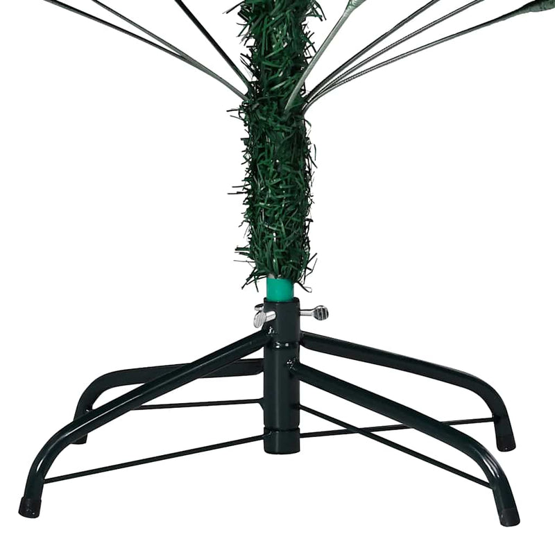Load image into Gallery viewer, Vidaxl kunstkerstboom met verlichting en kerstballen 150 cm pvc groen
