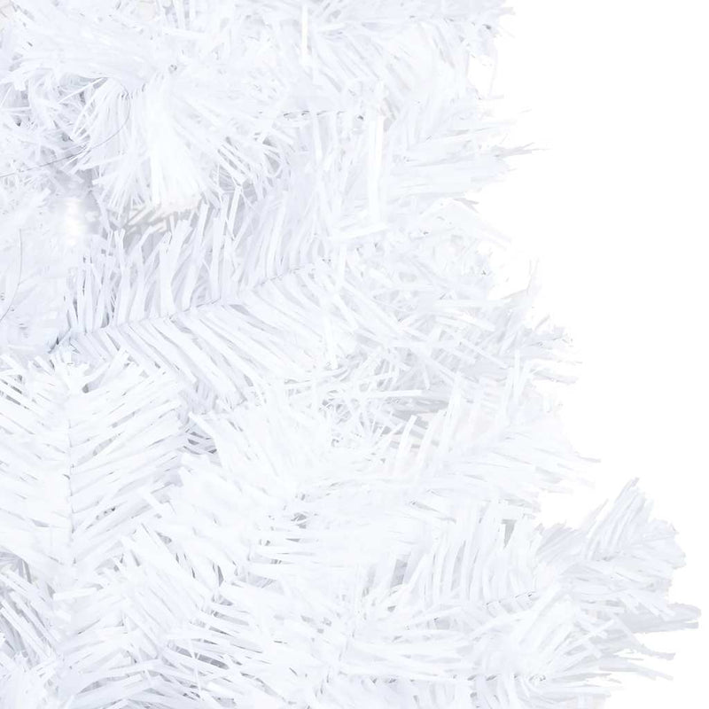 Load image into Gallery viewer, Vidaxl kunstkerstboom met verlichting en kerstballen 120 cm pvc wit
