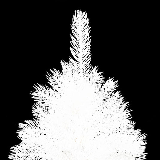 Vidaxl kunstkerstboom met verlichting en kerstballen 240 cm wit