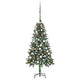 VidaXL Kunstkerstboom met verlichting kerstballen dennenappels 150 cm