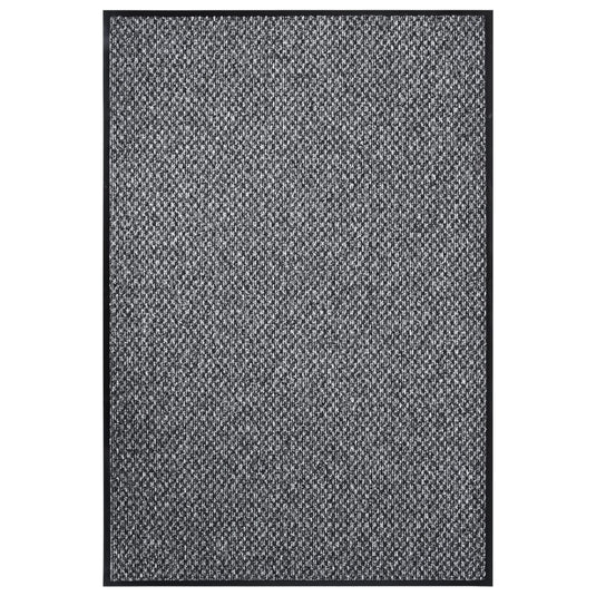 Vidaxl deurmat 80x120 cm grijs