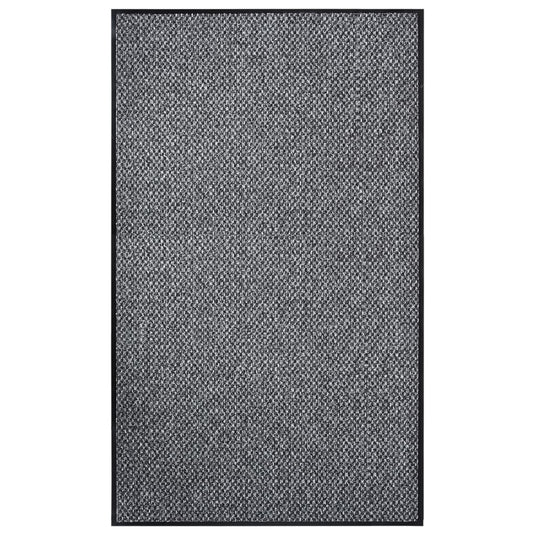 Vidaxl deurmat 90x150 cm grijs