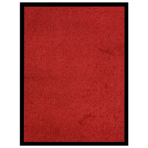 Vidaxl deurmat 60x80 cm rood
