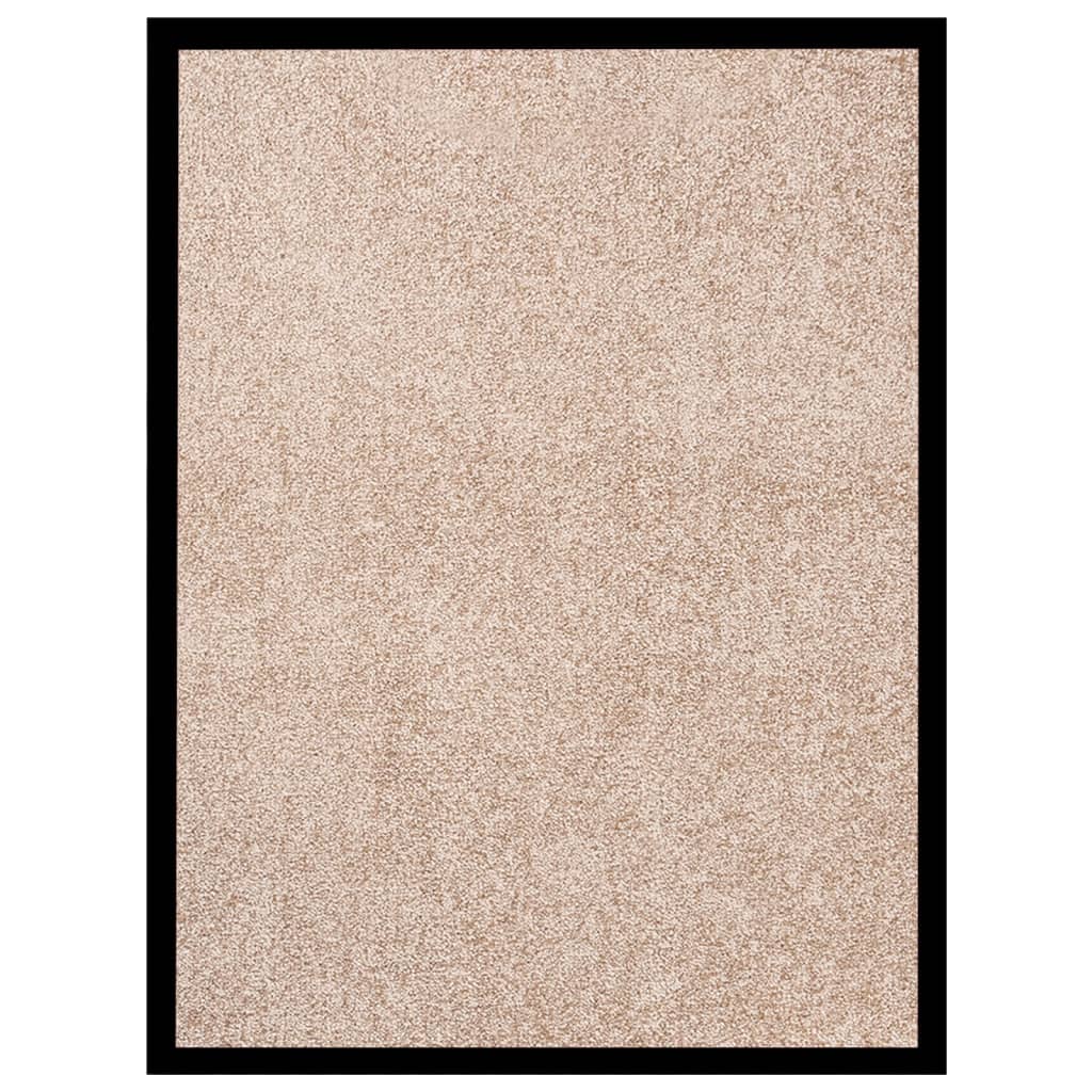 Vidaxl deurmat 60x80 cm beige