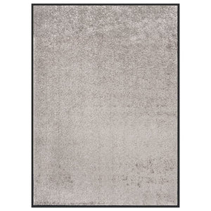 Vidaxl deurmat 60x80 cm grijs