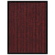 VidaXL Deurmat 40x60 cm gestreept rood
