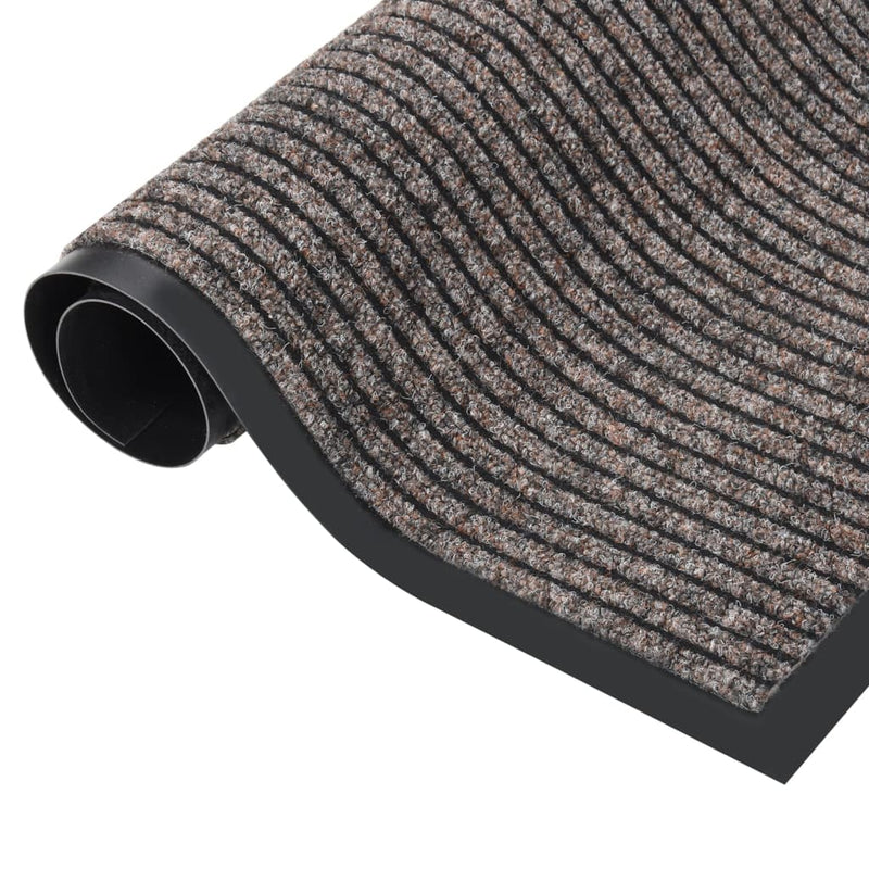Load image into Gallery viewer, Vidaxl deurmat 80x120 cm gestreept beige
