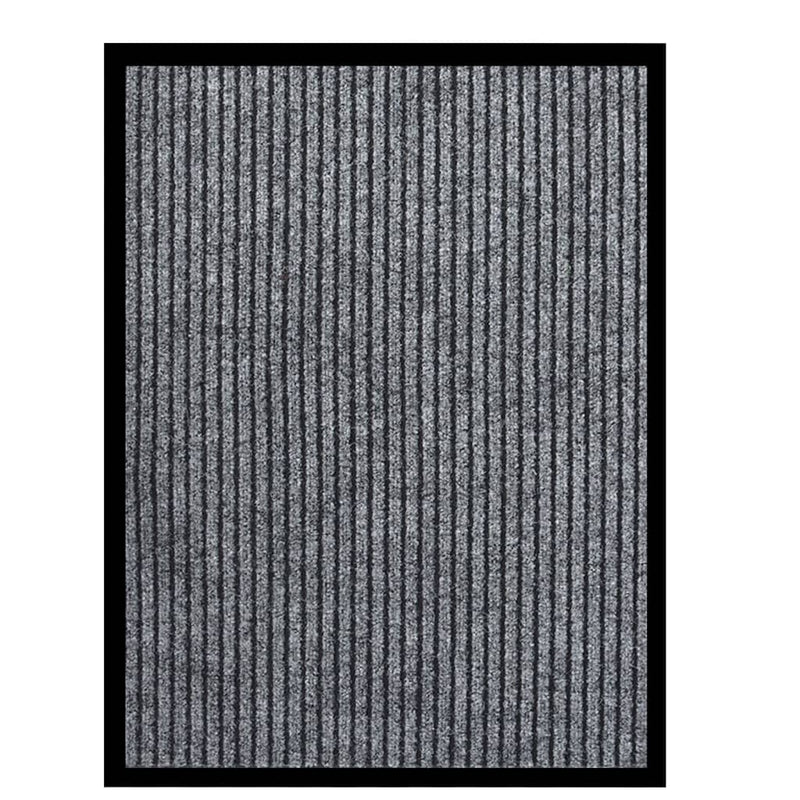 Load image into Gallery viewer, Vidaxl deurmat 60x80 cm gestreept grijs
