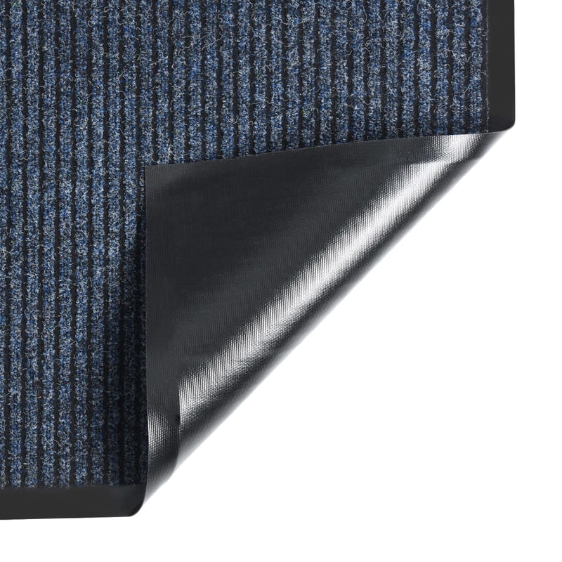 Load image into Gallery viewer, Vidaxl deurmat 80x120 cm gestreept blauw
