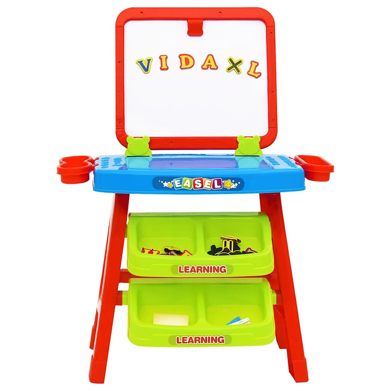 Load image into Gallery viewer, Vidaxl leerbord voor kinderen easel and learning 3-in-1
