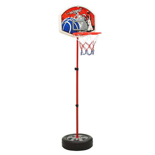 Vidaxl kinderbasketbalset verstelbaar 120 cm