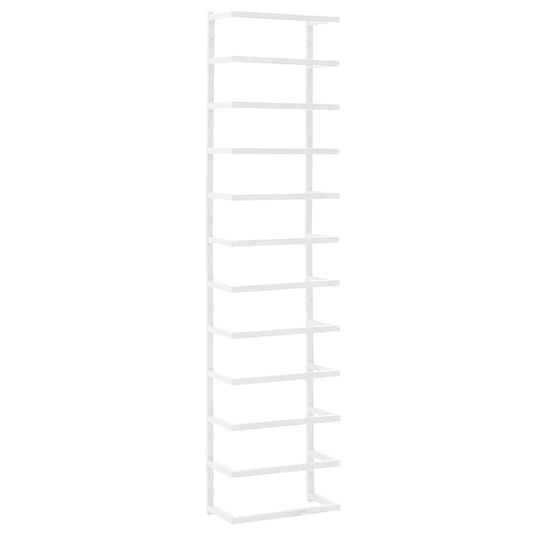 Vidaxl handdoekenrek 24x12x96 cm staal wit
