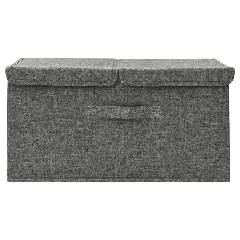 Load image into Gallery viewer, Vidaxl opbergbox 50x30x25 cm stof antracietkleurig
