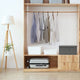 Vidaxl opbergbox 50x30x25 cm stof antracietkleurig