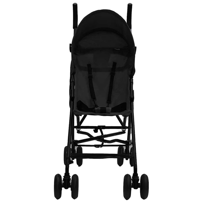 Load image into Gallery viewer, Vidaxl kinderbuggy staal antracietkleurig en zwart
