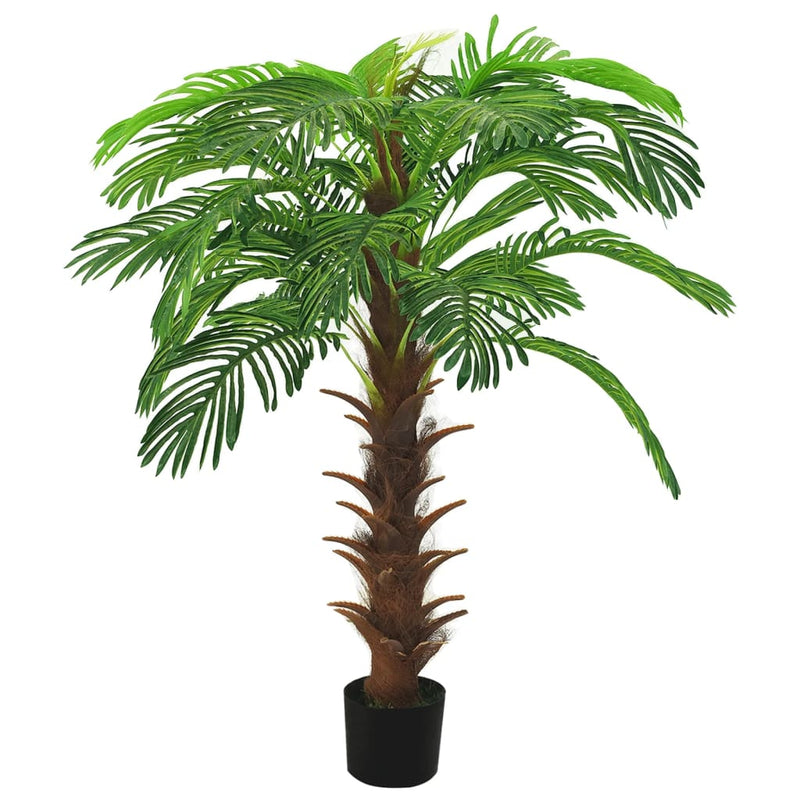 Load image into Gallery viewer, Vidaxl kunstplant met pot cycaspalm 140 cm groen
