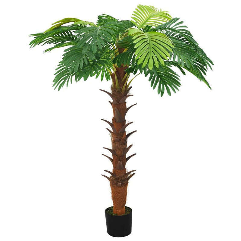 Load image into Gallery viewer, Vidaxl kunstplant met pot cycaspalm 160 cm groen
