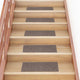 Vidaxl trapmatten zelfklevend 15 stuks 60x25 cm beige rechthoekig