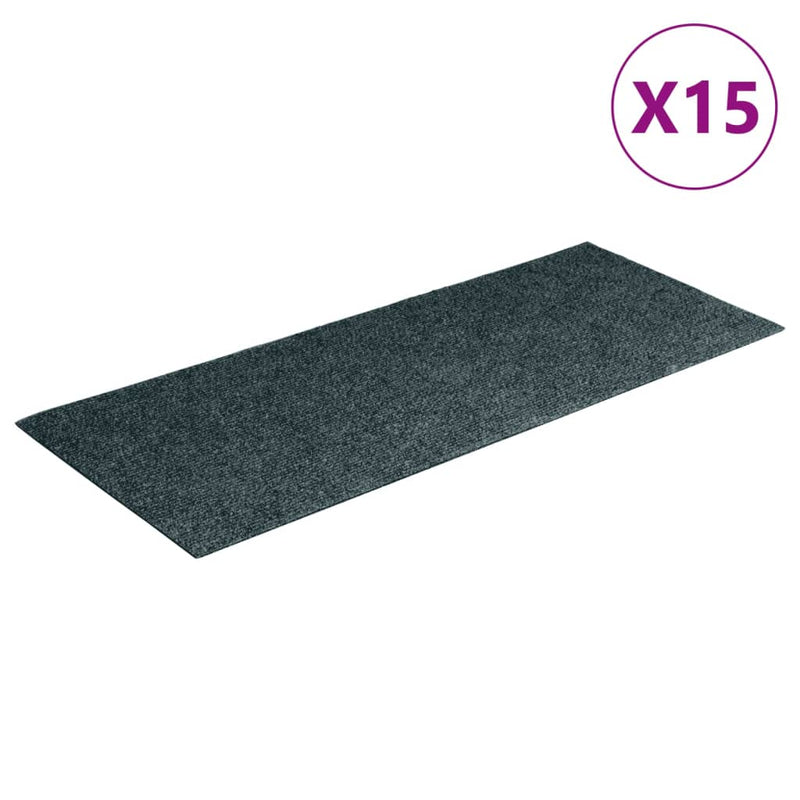 Load image into Gallery viewer, Vidaxl trapmatten zelfklevend 15 stuks 60x25 cm groen rechthoekig
