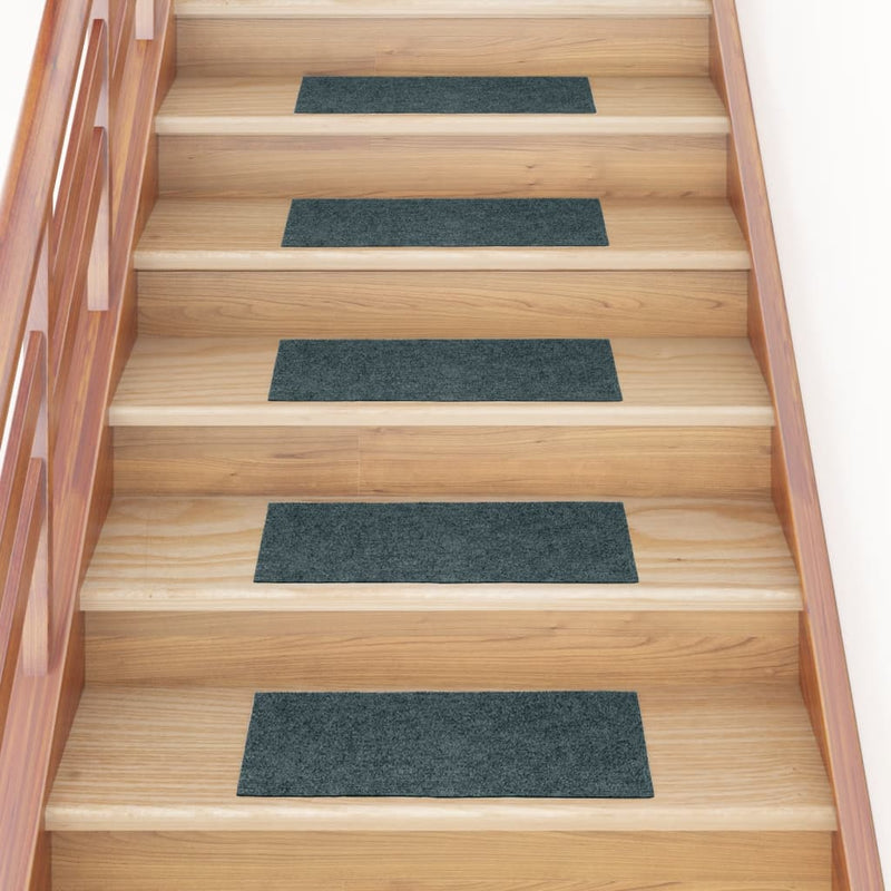 Load image into Gallery viewer, Vidaxl trapmatten zelfklevend 15 stuks 60x25 cm groen rechthoekig
