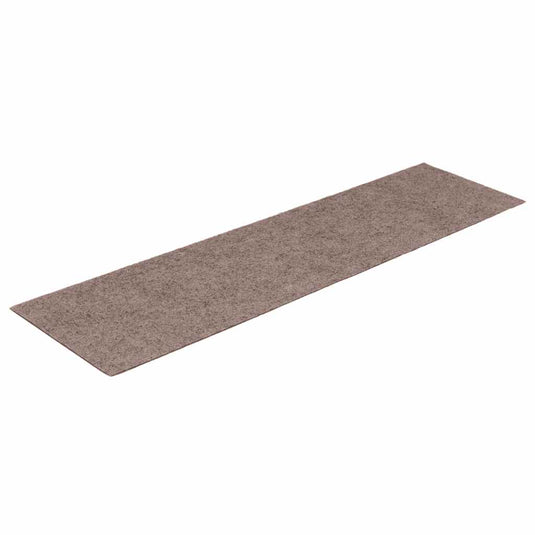 Vidaxl trapmatten zelfklevend 15 stuks 76x20 cm lichtbruin rechthoekig