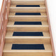 Vidaxl trapmatten zelfklevend 15 stuks 76x20 cm rechthoekig marineblauw