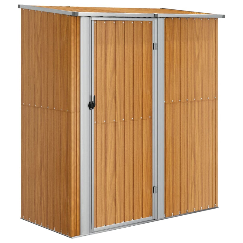 Load image into Gallery viewer, VidaXL Tuinschuur 180,5x97x209,5 cm gegalvaniseerd staal bruin
