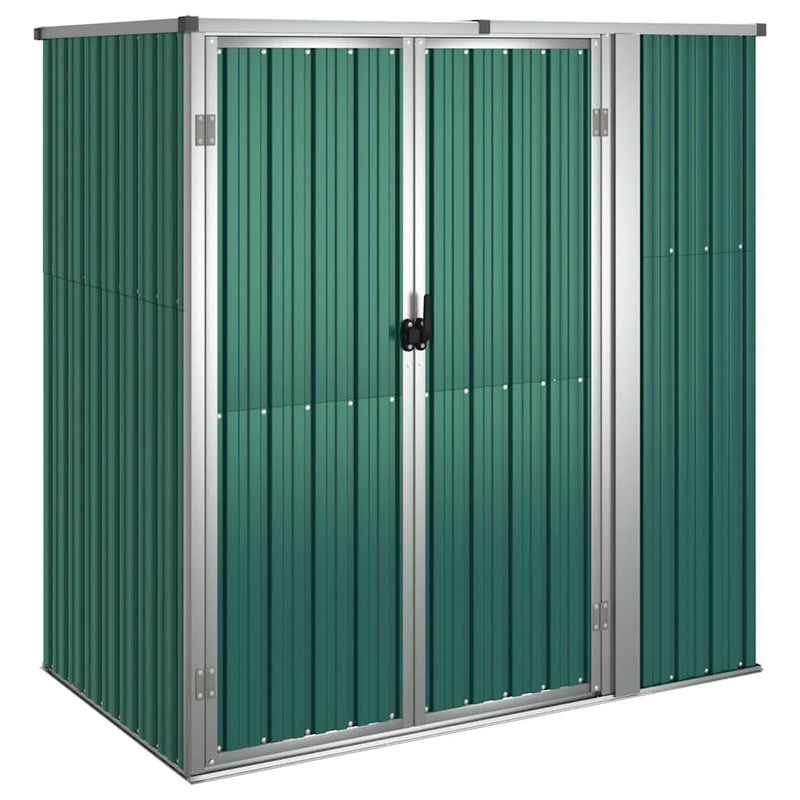 Load image into Gallery viewer, Vidaxl tuinschuur 161x89x161 cm gegalvaniseerd staal groen
