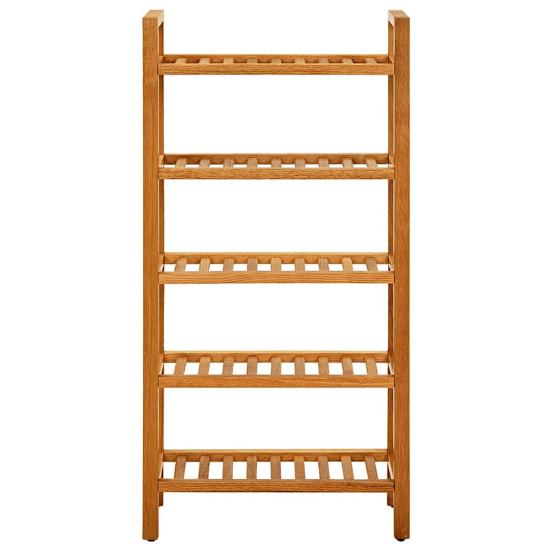 Load image into Gallery viewer, Vidaxl schoenenrek met 5 schappen 50x27x100 cm massief eikenhout
