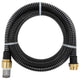 Vidaxl zuigslang met messing koppelingen 1,1'' 7 m pvc zwart
