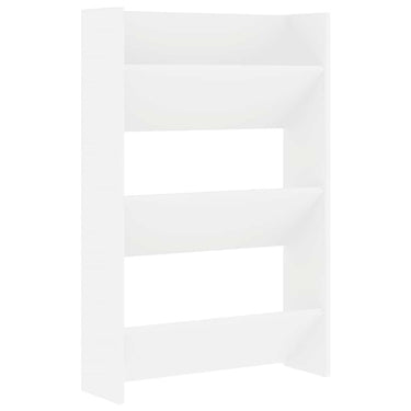 Vidaxl wandschoenenkast 60x18x90 cm spaanplaat wit