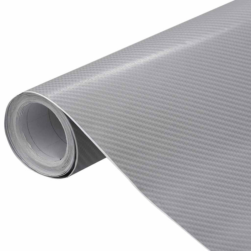 Afbeelding laden in galerijviewer, Vidaxl 2 st autofolie 4d 100x150 cm + 50x150 cm zilverkleurig
