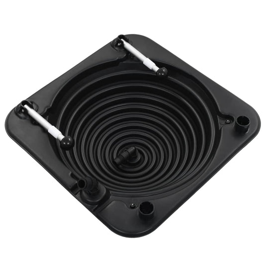 Vidaxl solarverwarmingen voor zwembad 2 st 75x75x36 cm hdpe aluminium