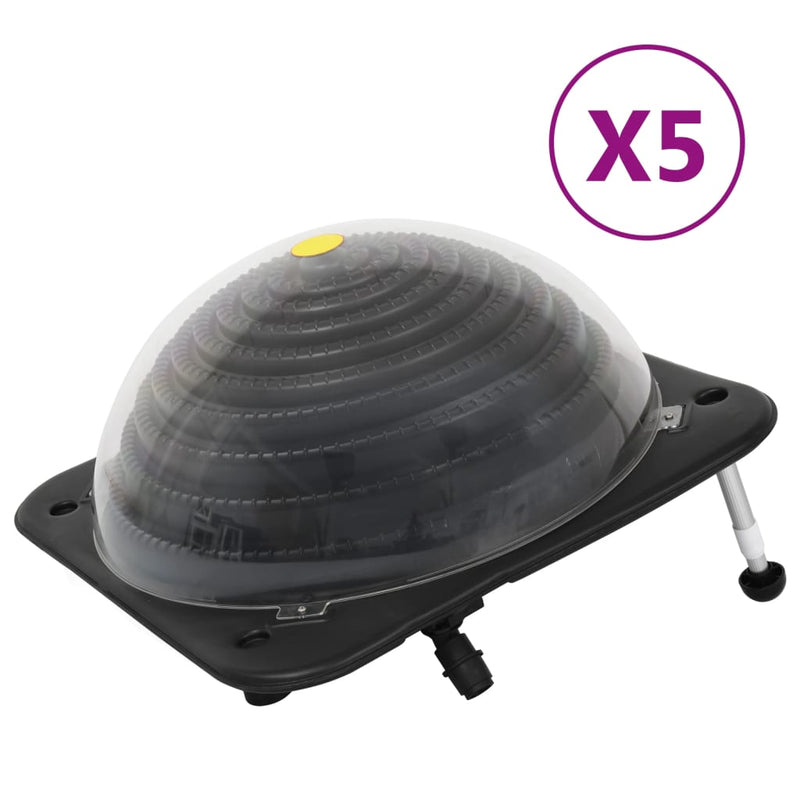 Load image into Gallery viewer, VidaXL Solarverwarmingen voor zwembad 5 st 75x75x36 cm HDPE aluminium

