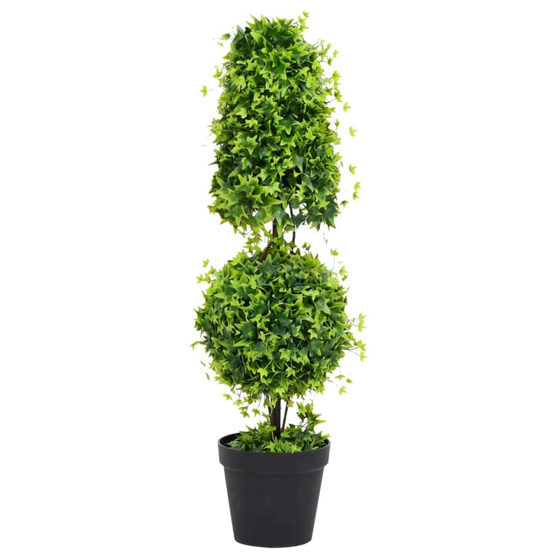 Load image into Gallery viewer, Vidaxl kunstplant met pot buxus 100 cm groen
