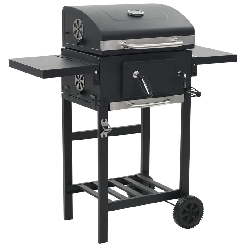 Load image into Gallery viewer, VidaXL Pizzaoven en barbecue 3-in-1 zwart
