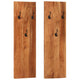 Vidaxl wandkapstokken 2 st 36x3x110 cm massief acaciahout