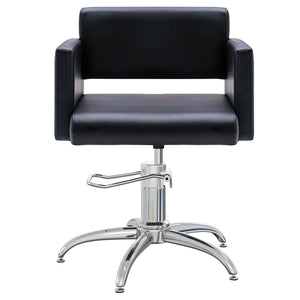 Vidaxl salonstoel kunstleer zwart