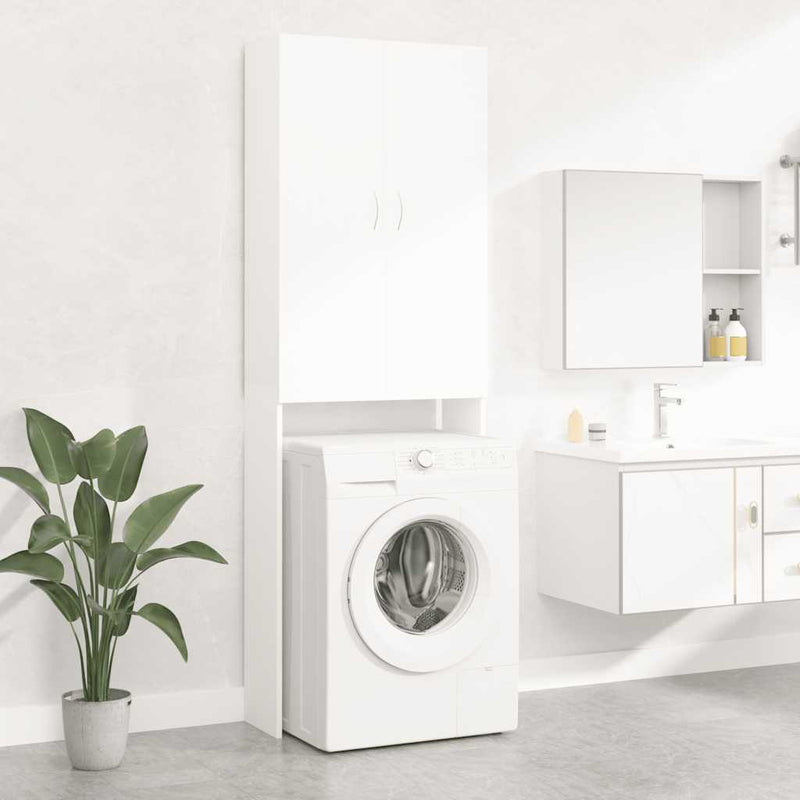 Load image into Gallery viewer, Vidaxl wasmachinekast 64x25,5x190 cm wit
