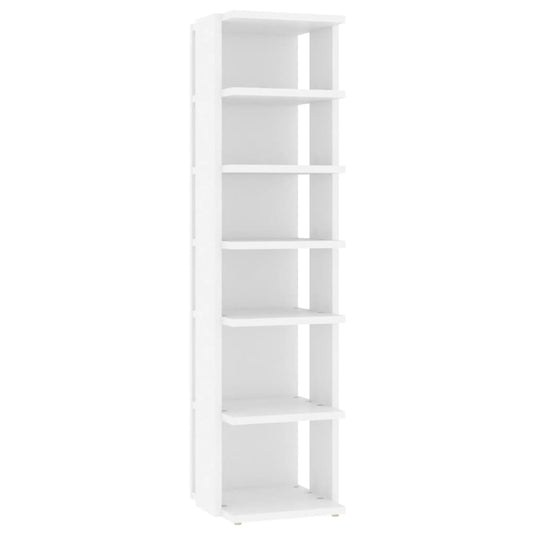 Vidaxl schoenenkast 27,5x27x102 cm bewerkt hout wit