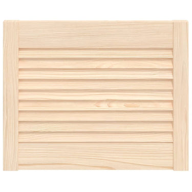 Vidaxl kastdeur met lamellen 39,5x49,4 cm massief grenenhout
