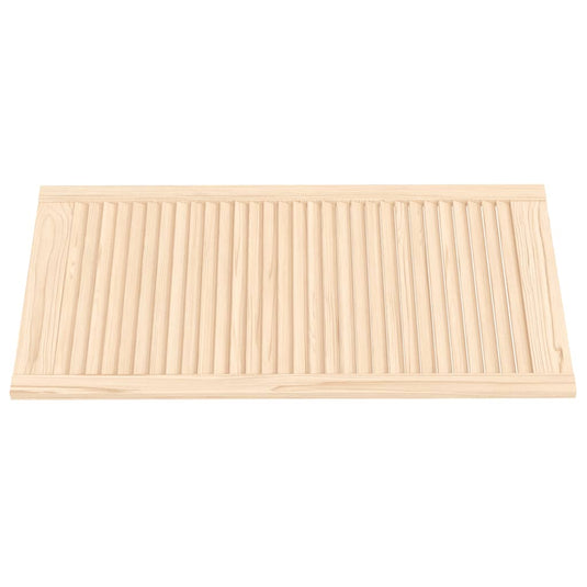 Vidaxl kastdeur met lamellen 99,3x49,4 cm massief grenenhout