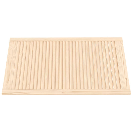 Vidaxl kastdeur met lamellen 99,3x59,4 cm massief grenenhout