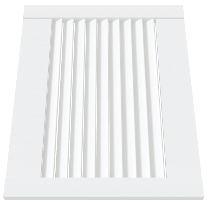 Load image into Gallery viewer, Vidaxl kastdeur met lamellen 39,5x49,4 cm massief grenenhout wit
