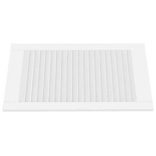 Vidaxl kastdeuren met lamellen 4 st 69x39,4 cm massief grenenhout wit