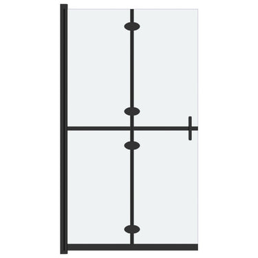 Vidaxl inloopdouchewand inklapbaar 110x190 cm esg-glas mat