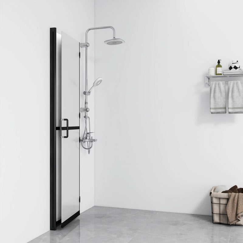 Load image into Gallery viewer, VidaXL Inloopdouchewand inklapbaar 120x190 cm ESG-glas mat
